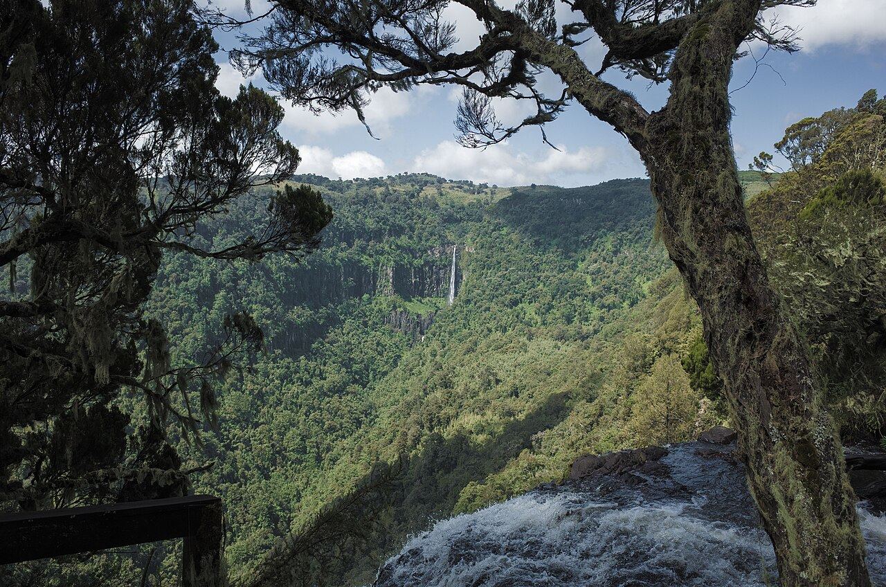 Karuru Falls in the Aberdare Range