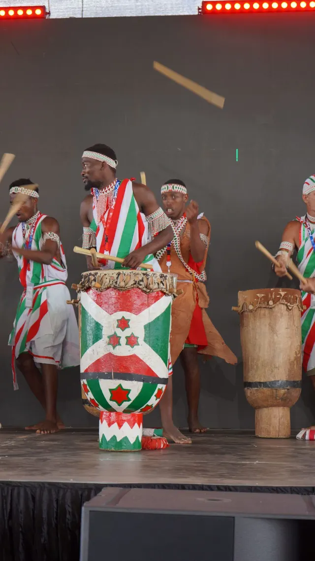 Burundi drum performance