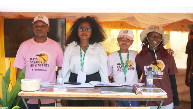 Day Safaris team at the stand desk