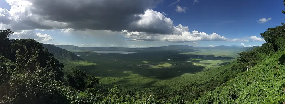Ngorongoro Crater from the rim, Tanzania